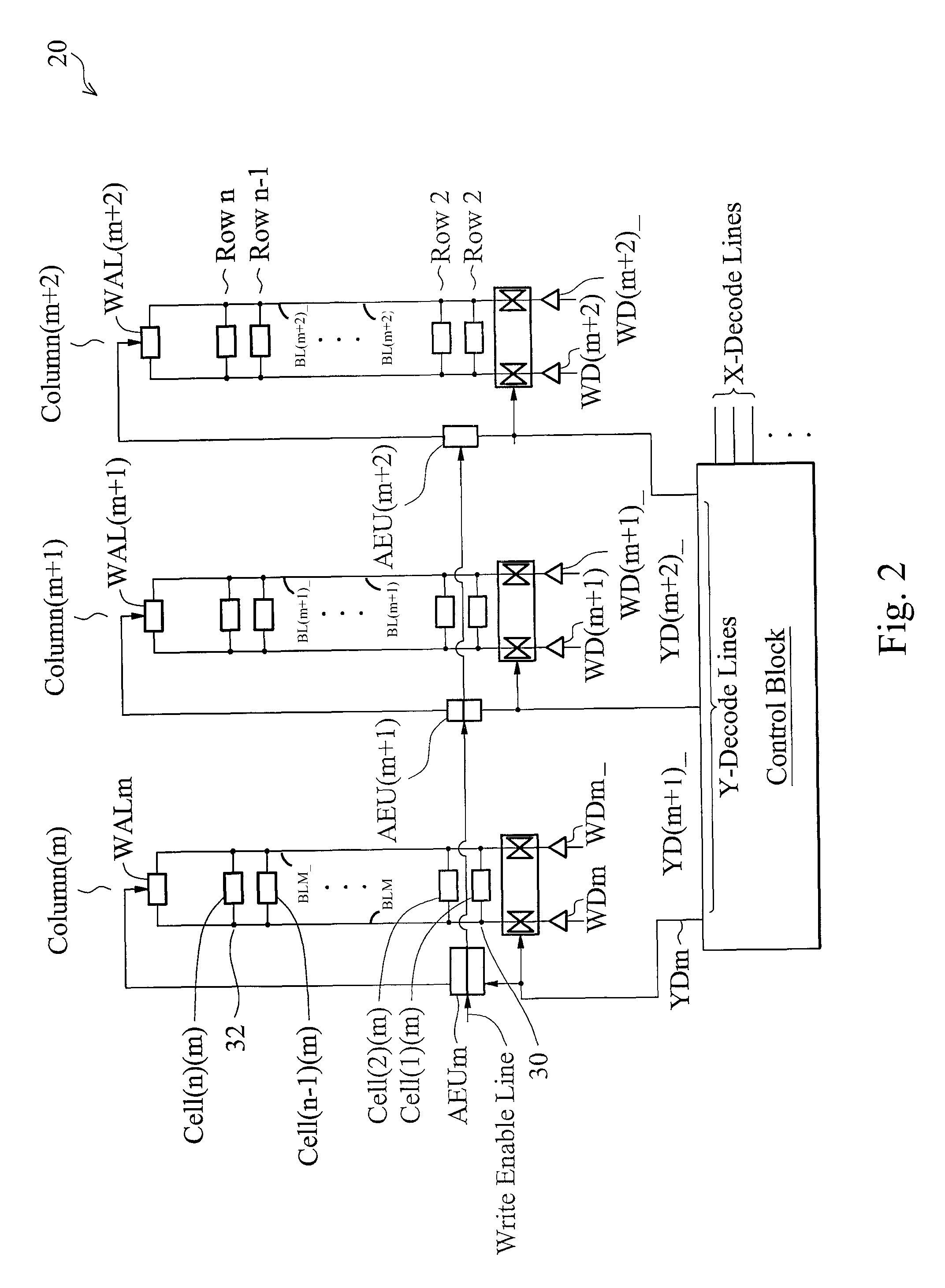 Write assist circuit for improving write margins of SRAM cells