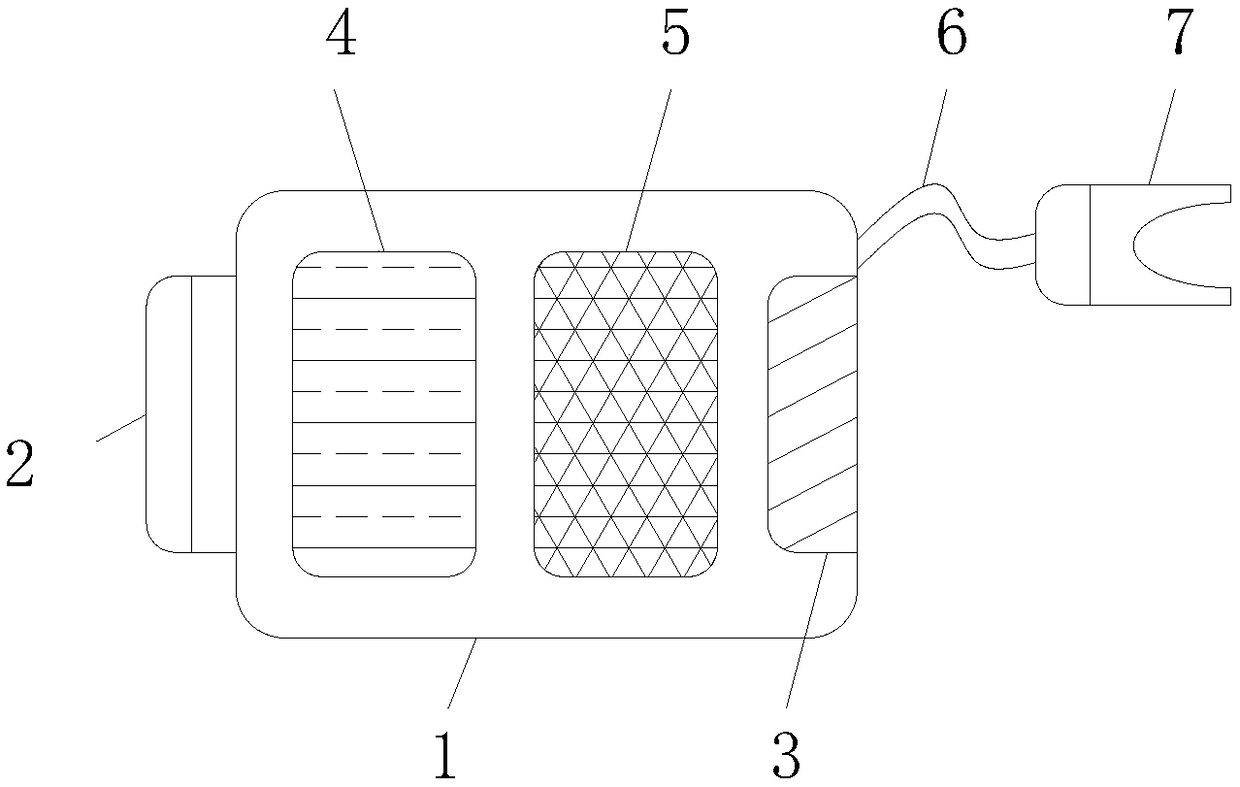 Fault alarming device for computer information management