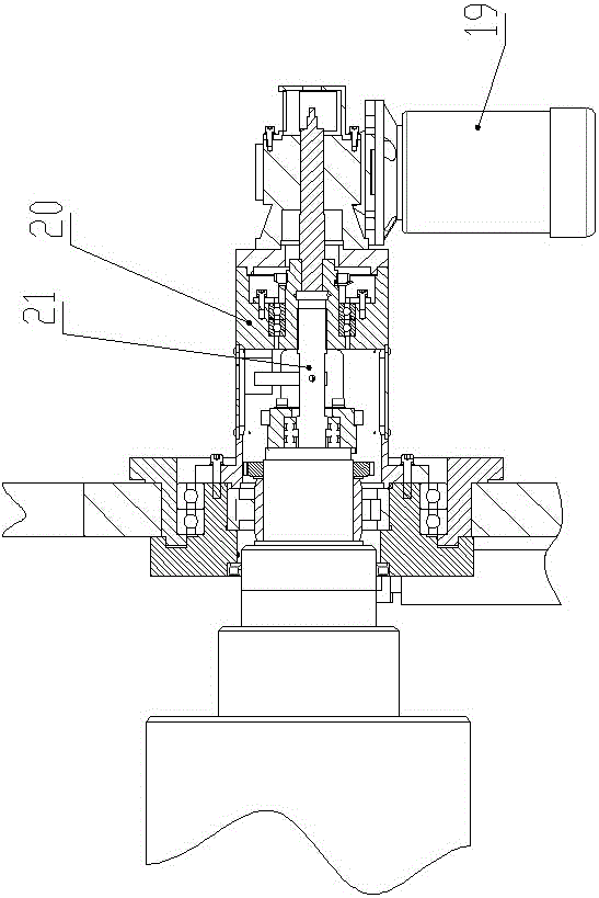 A stencil-pressing roller mechanism for a carton printing die-cutting machine