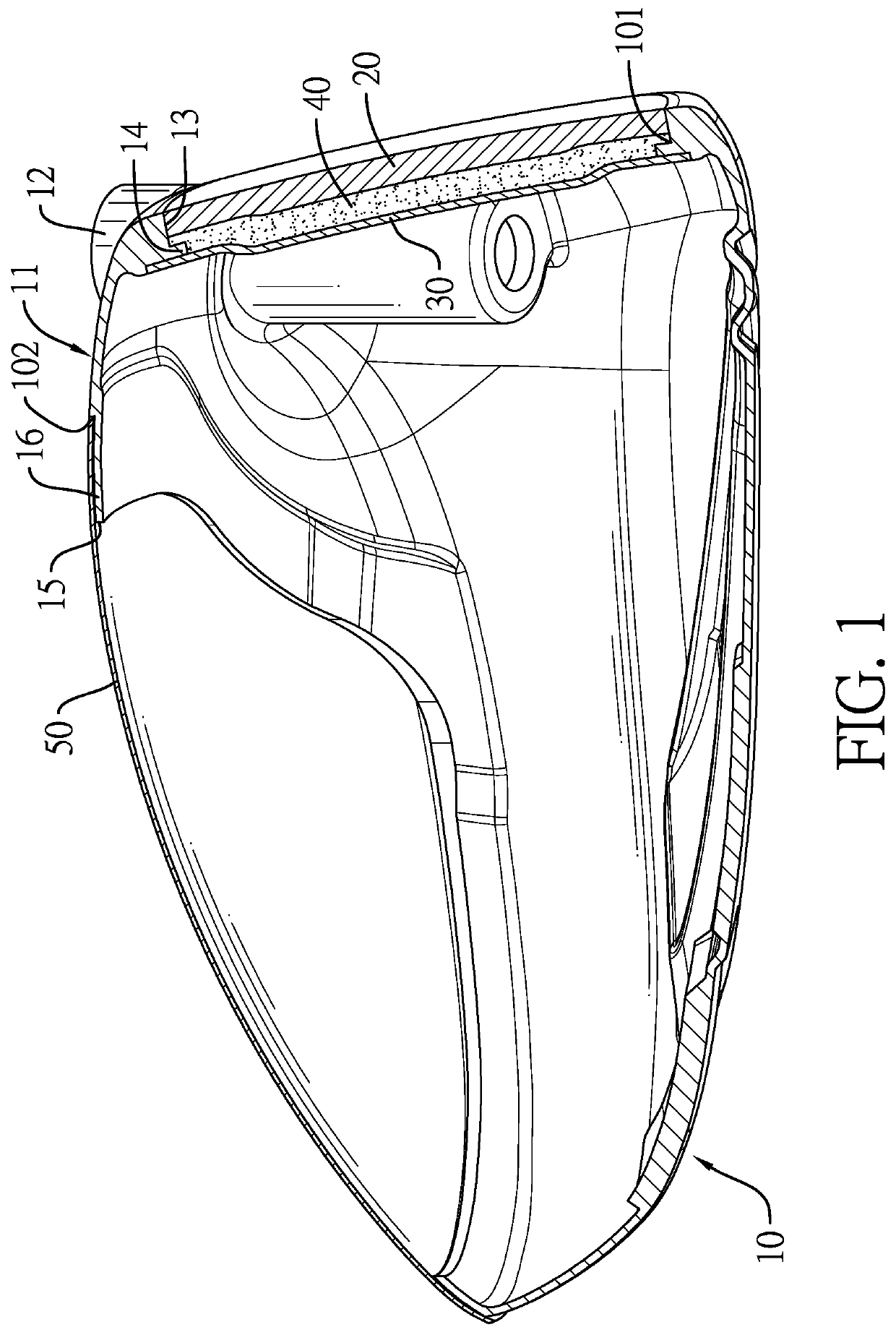 Wood golf club head and method for manufacturing the same