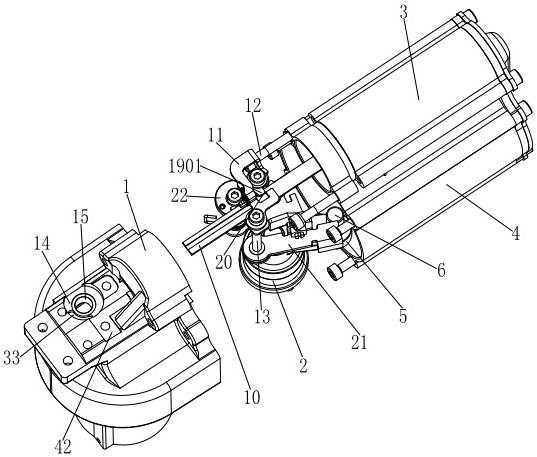 Locking device capable of adjusting nailing force of electric nail gun