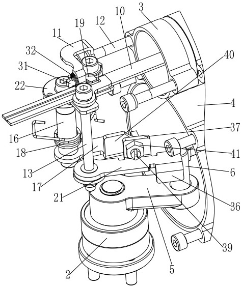 Locking device capable of adjusting nailing force of electric nail gun