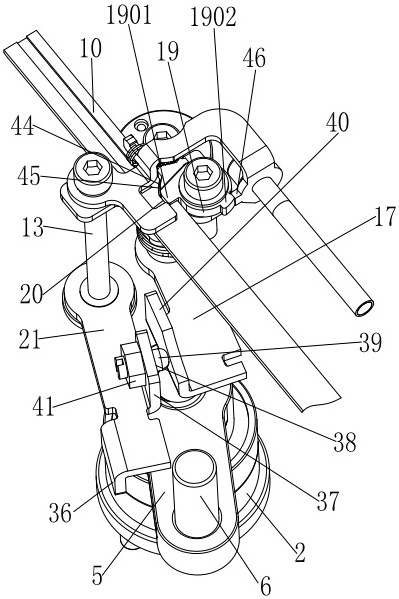 Locking device capable of adjusting nailing force of electric nail gun