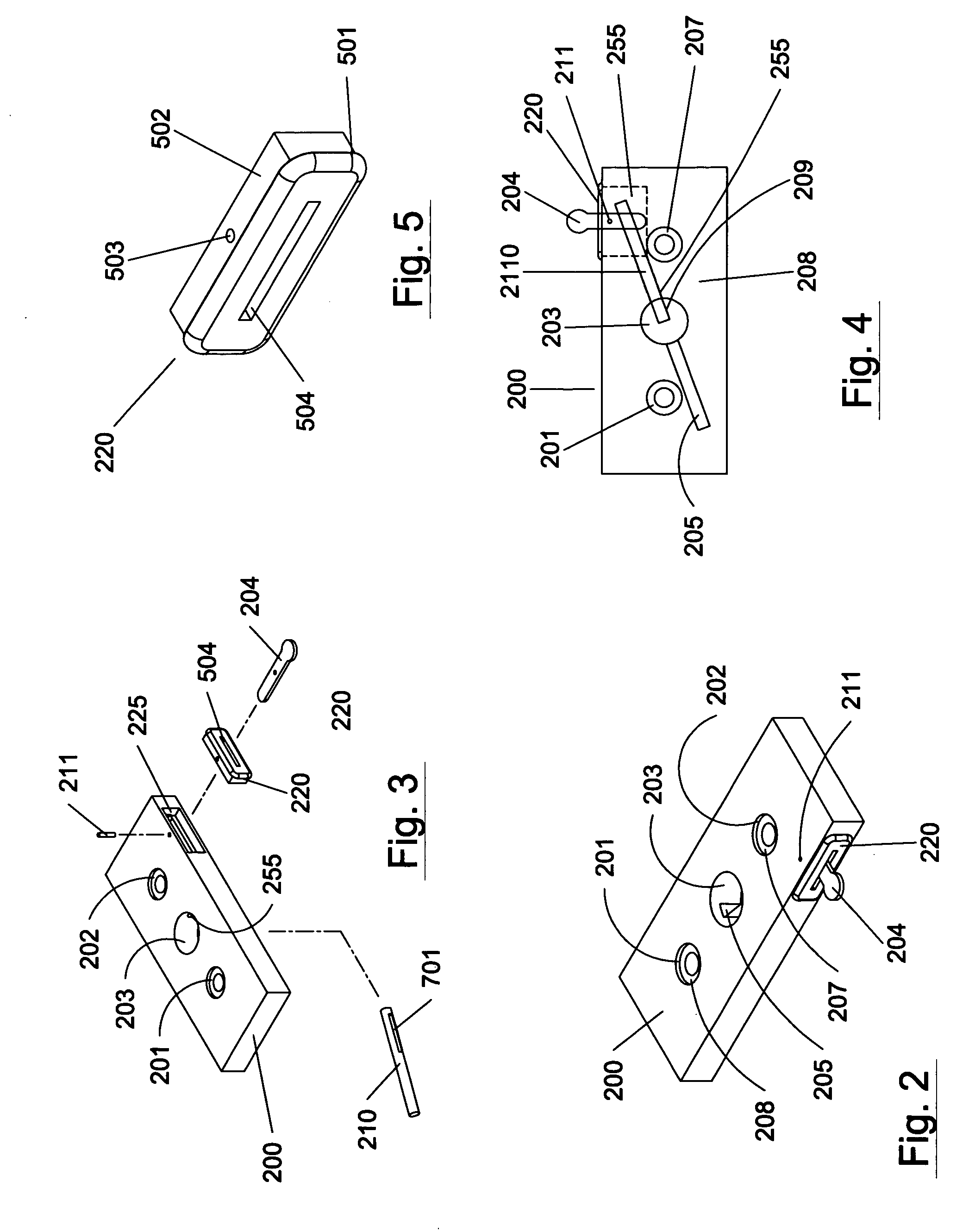 Weight plate with externally actuated internal locking device
