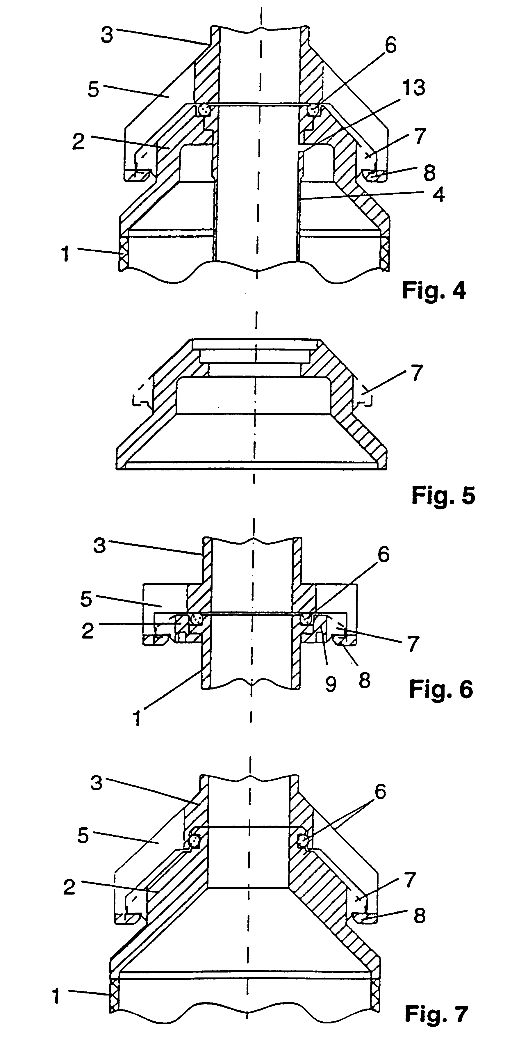 Candle filter elements and method for fixing same in a pressure vessel