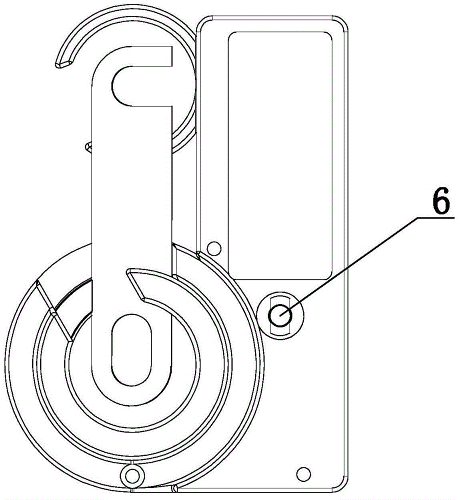 Forced locking device for secondary pressing plate and forced locking method for secondary pressing plate