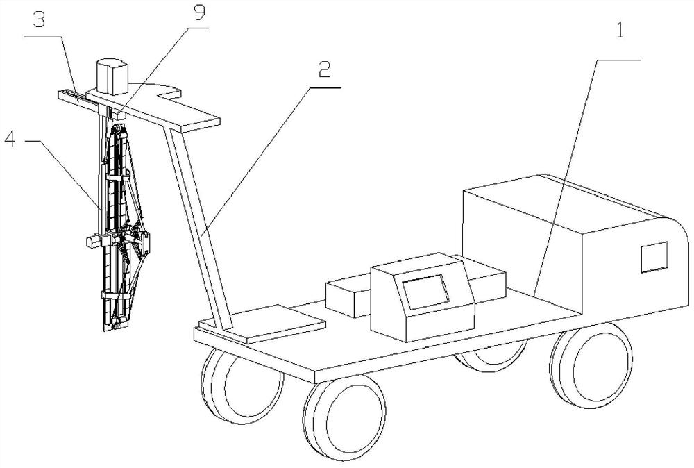 A pruning device for road greening