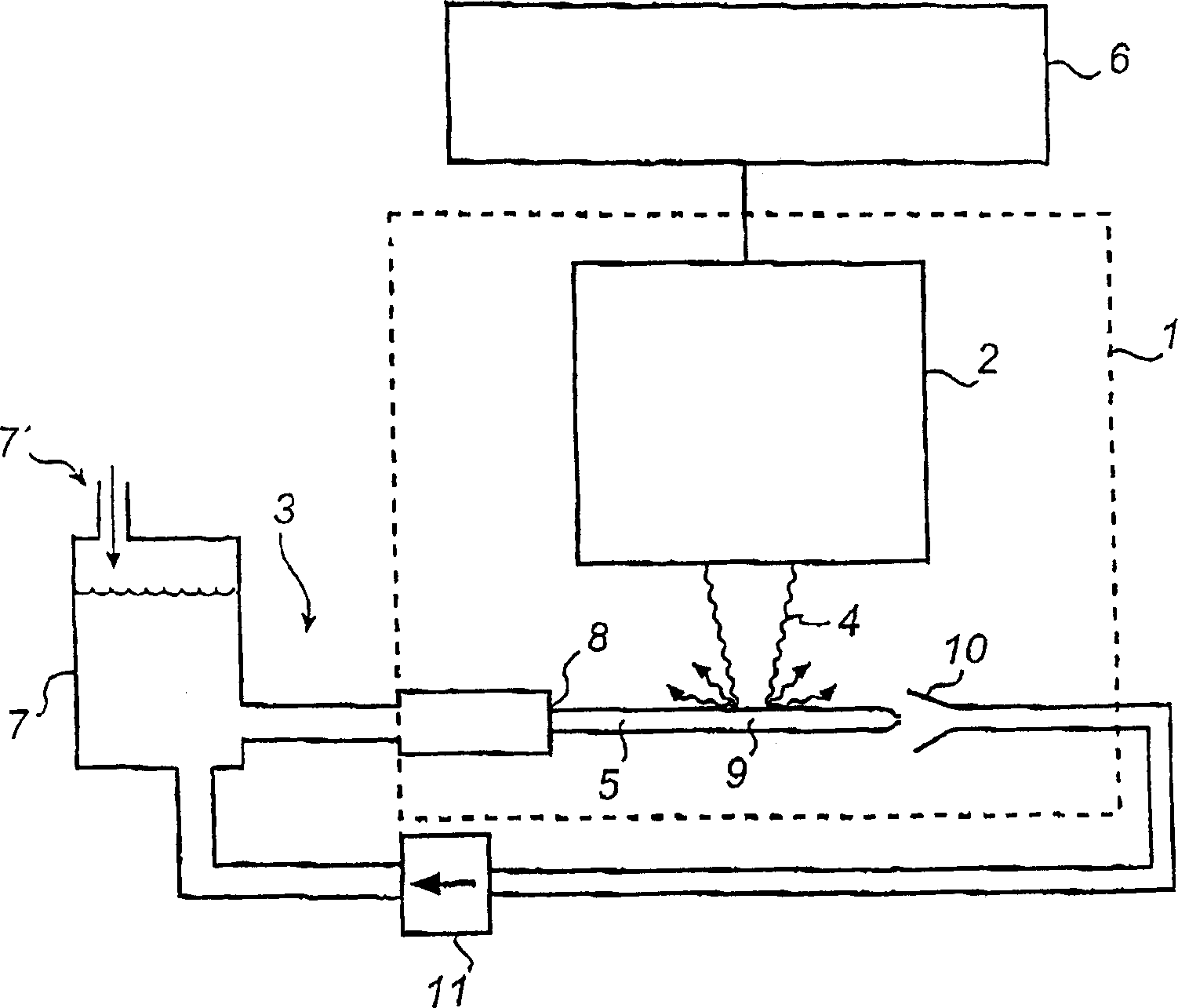 Method and apparatus for generating X-ray