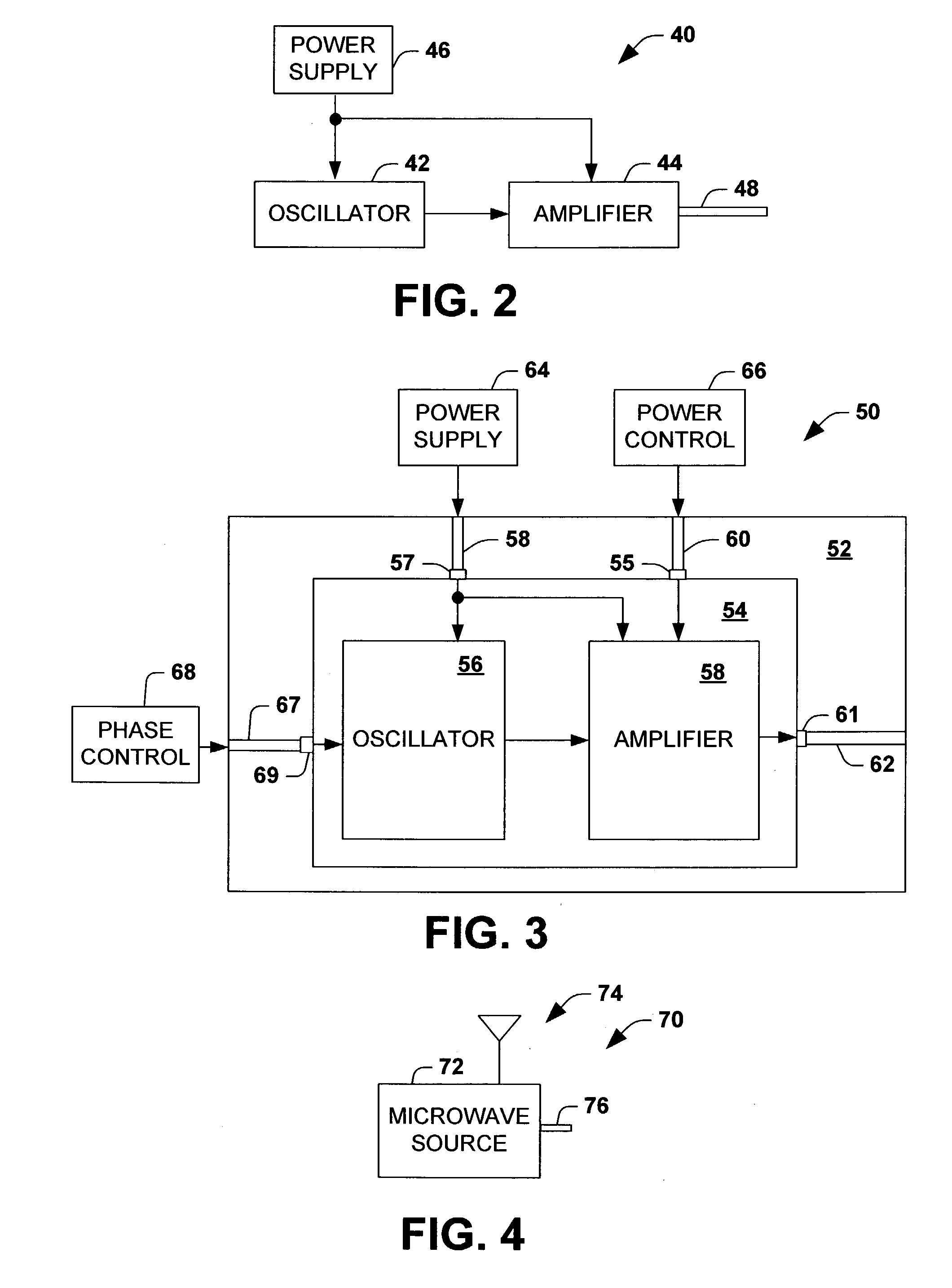 Microwave heating using distributed semiconductor sources