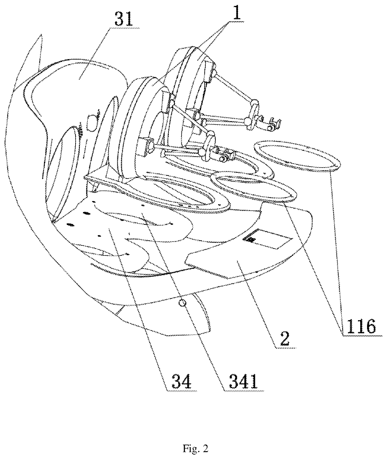 Console for operating actuating mechanism