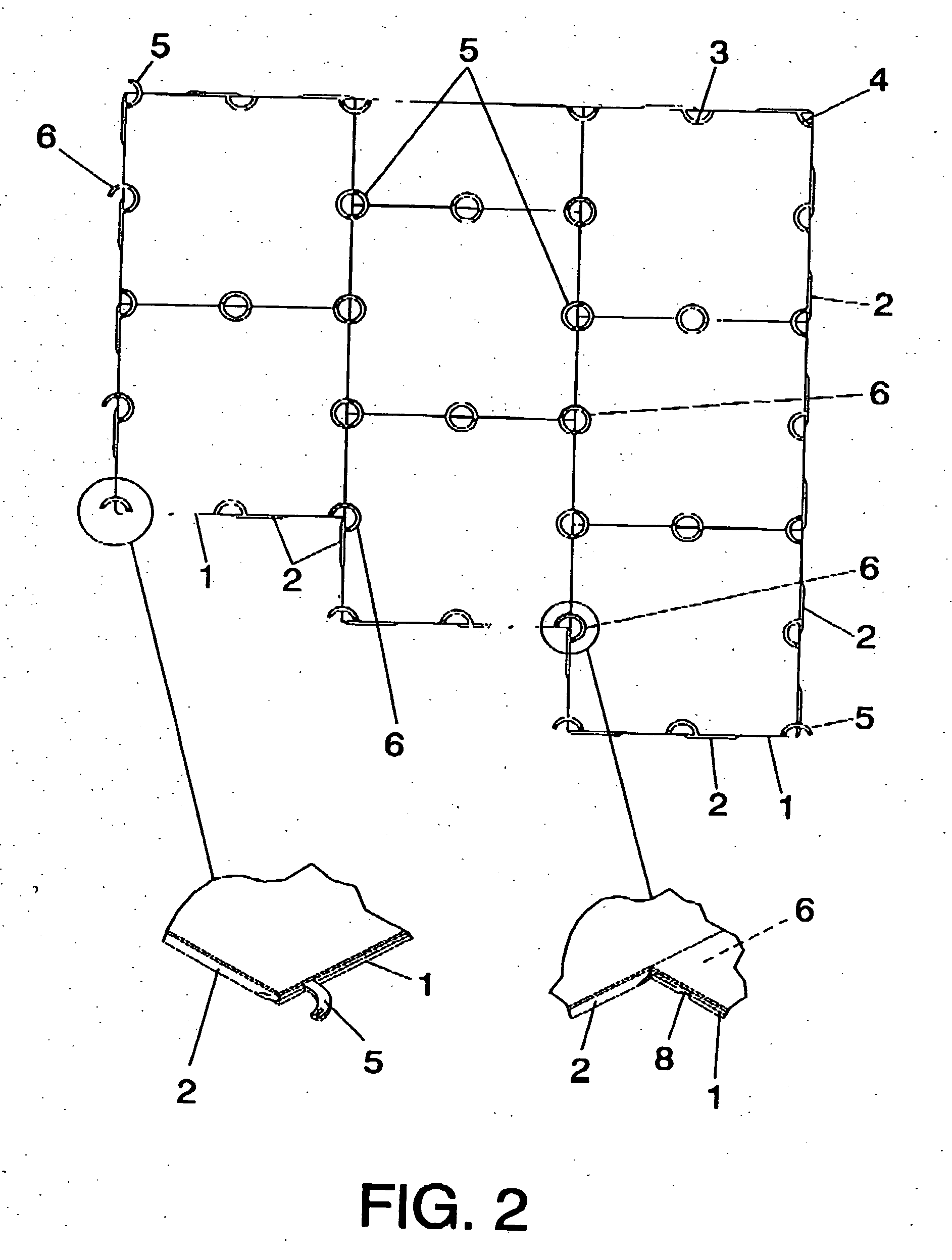 Assembly system for floor and/or wall tiles