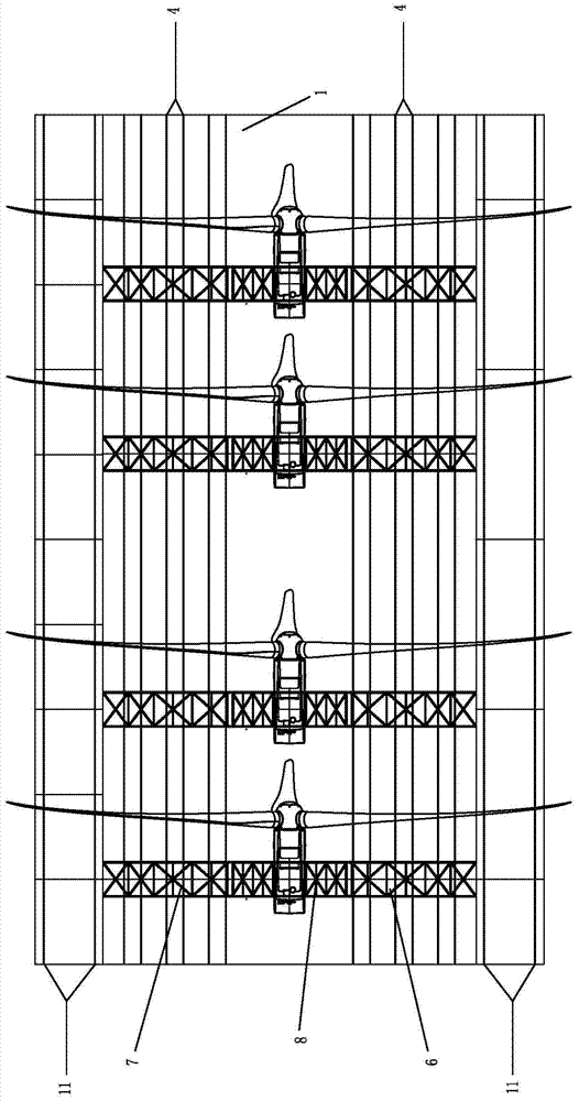 Floating type offshore wind power assembly platform and method using floating type offshore wind power assembly platform for assembly offshore wind turbine