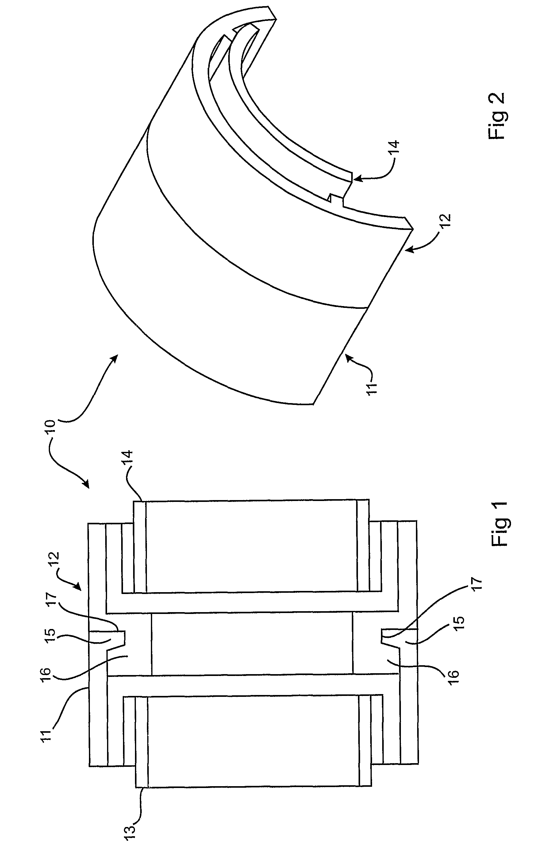 Coupling arrangement and system for continuous haulage conveyor