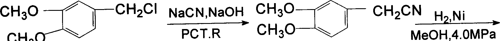 Synthesis process of palmatine and its salts