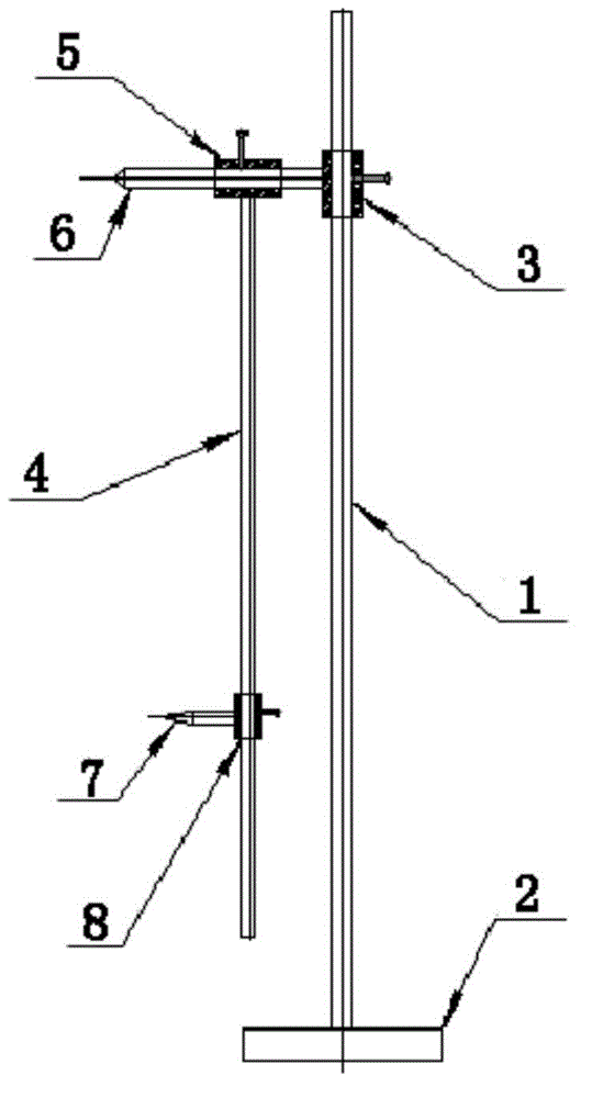 Platform-free line drawing device and method for shaft and roller pieces