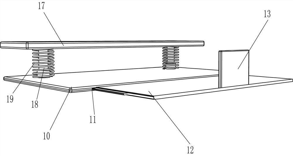 A rectangular molding device for cement pavement embossing