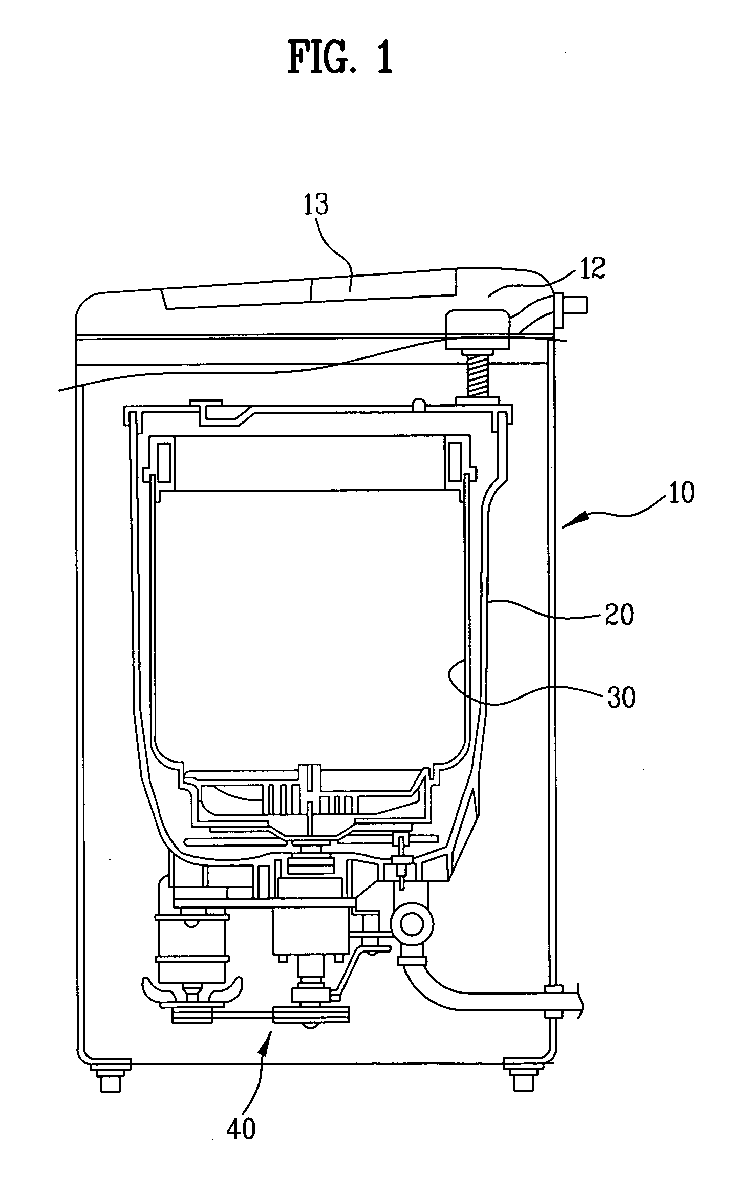 Heater assembly for washing machine