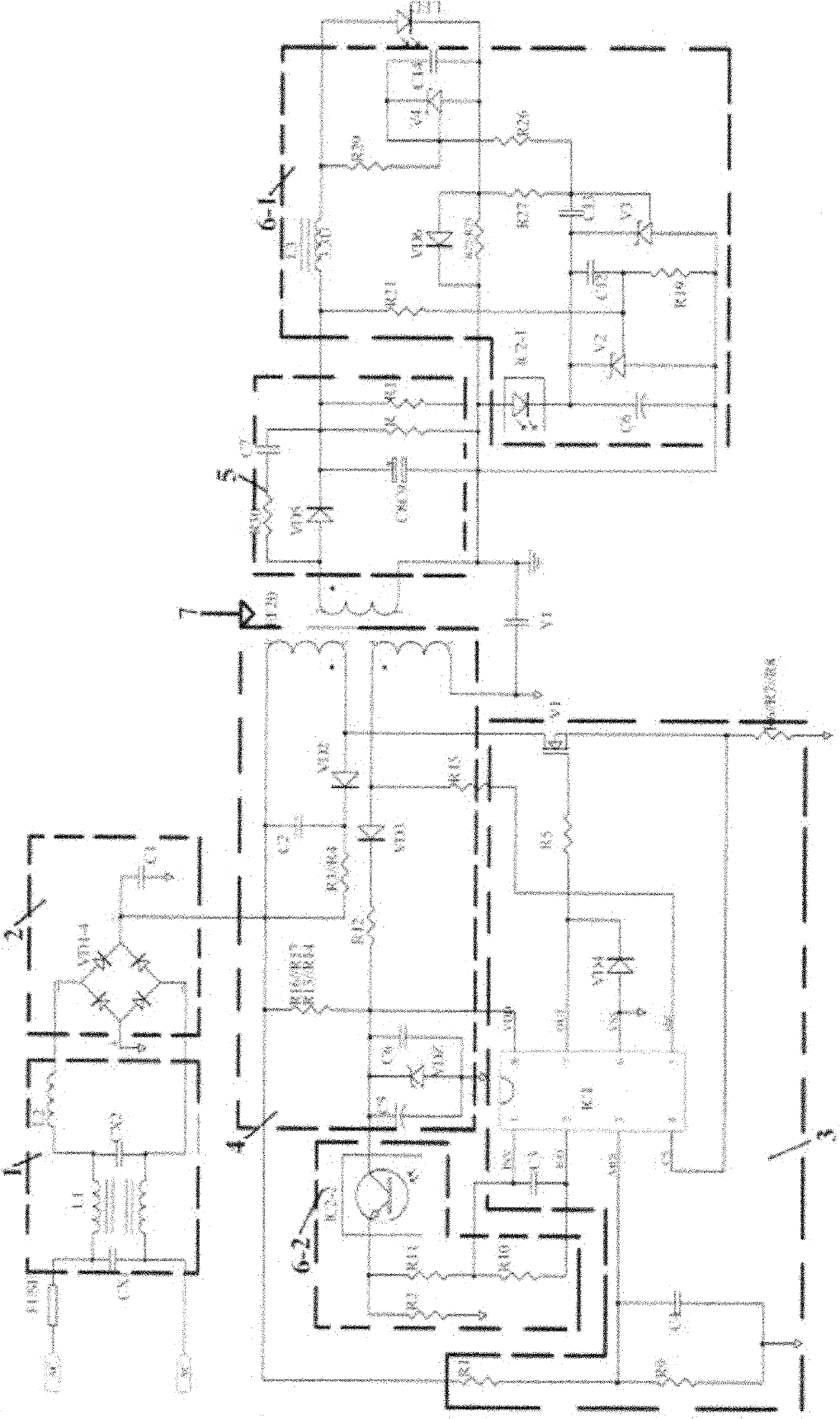 Light-emitting diode light source driving power supply