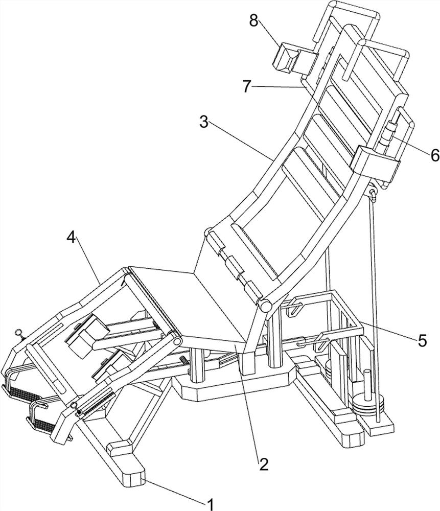 A seated fitness exercise chair