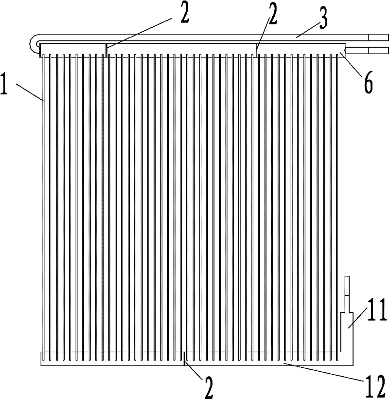 Parallel flow air conditioner and processing method thereof