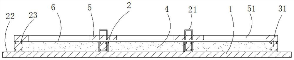 Heat preservation and floor heating integrated reinforced concrete two-way laminated slab and pouring process thereof