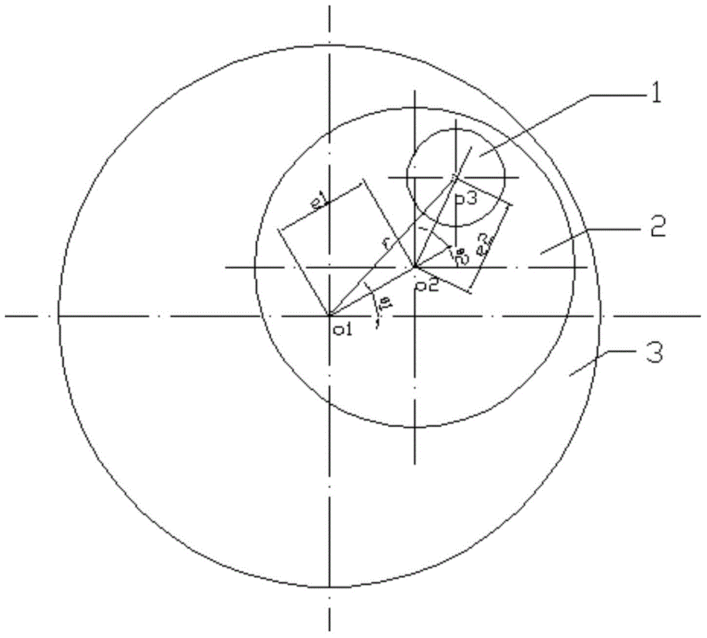 Double eccentric adjustment light path device