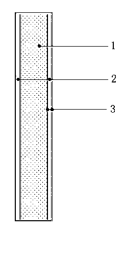 Laminated composite heat preservation board and preparation method thereof