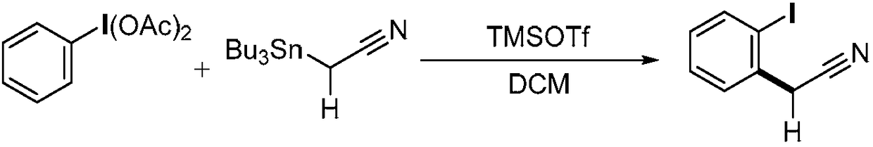 Method for preparing alpha-aryl nitrile compound