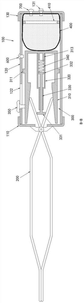 Renal artery blocking forceps capable of adjusting pressure