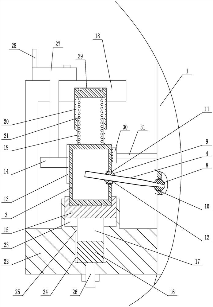 Universal spiral air inlet type molten pool smelting furnace