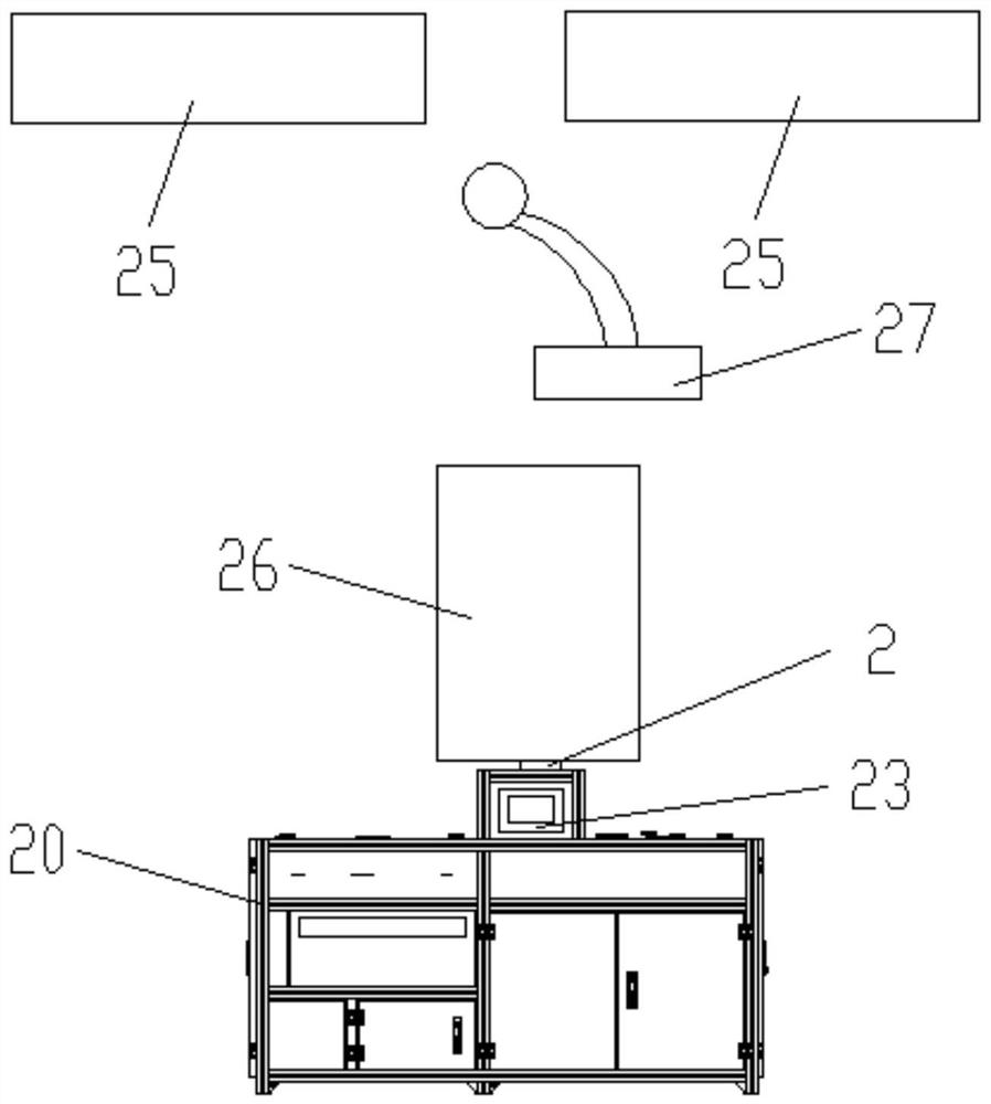 Full-automatic bottled coal sample storing, searching, caching and slowly taking management system