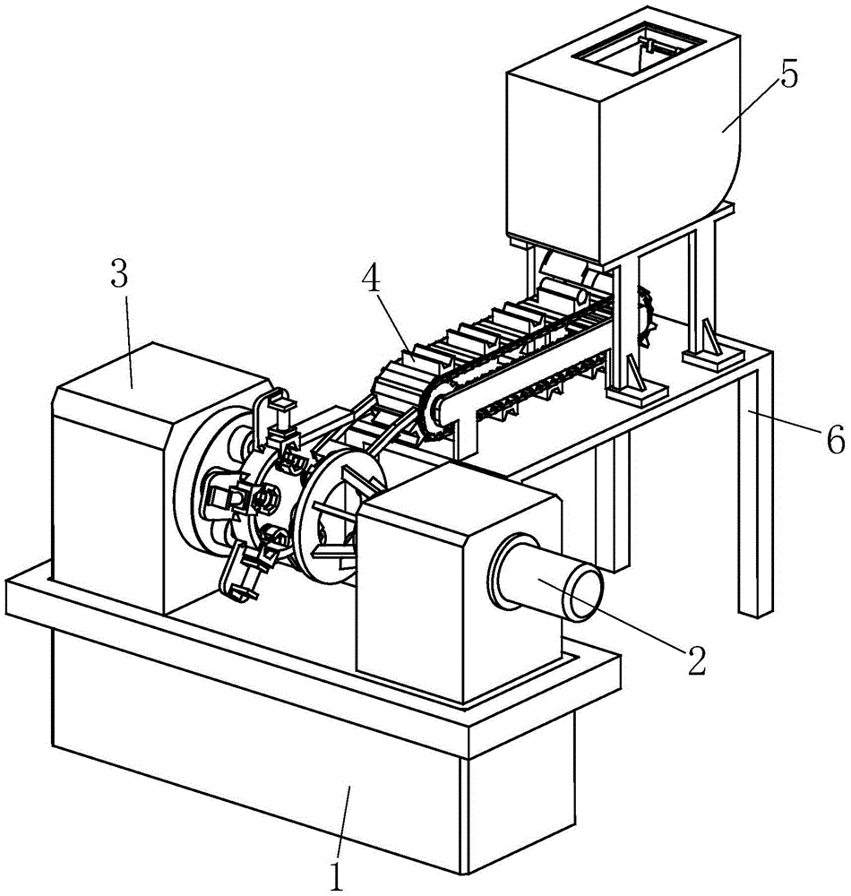 A bolt processing machine