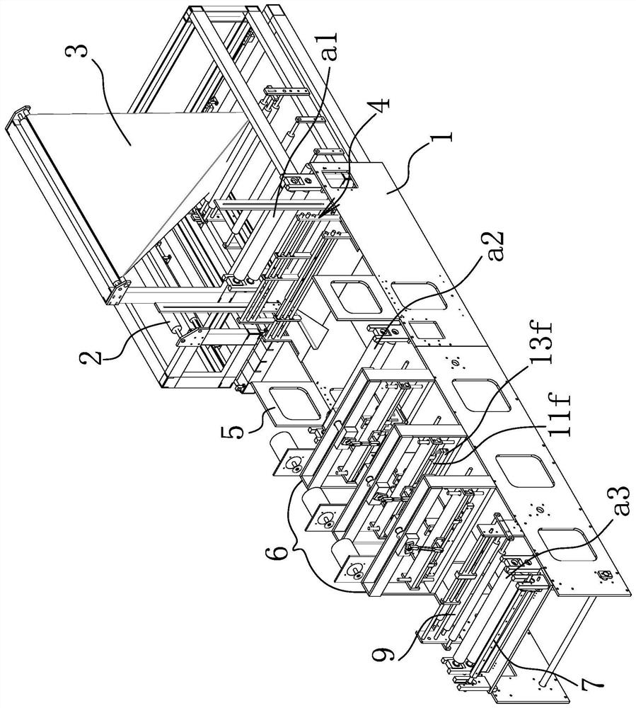 Air column bag equipment driving unit and its air column bag processing equipment