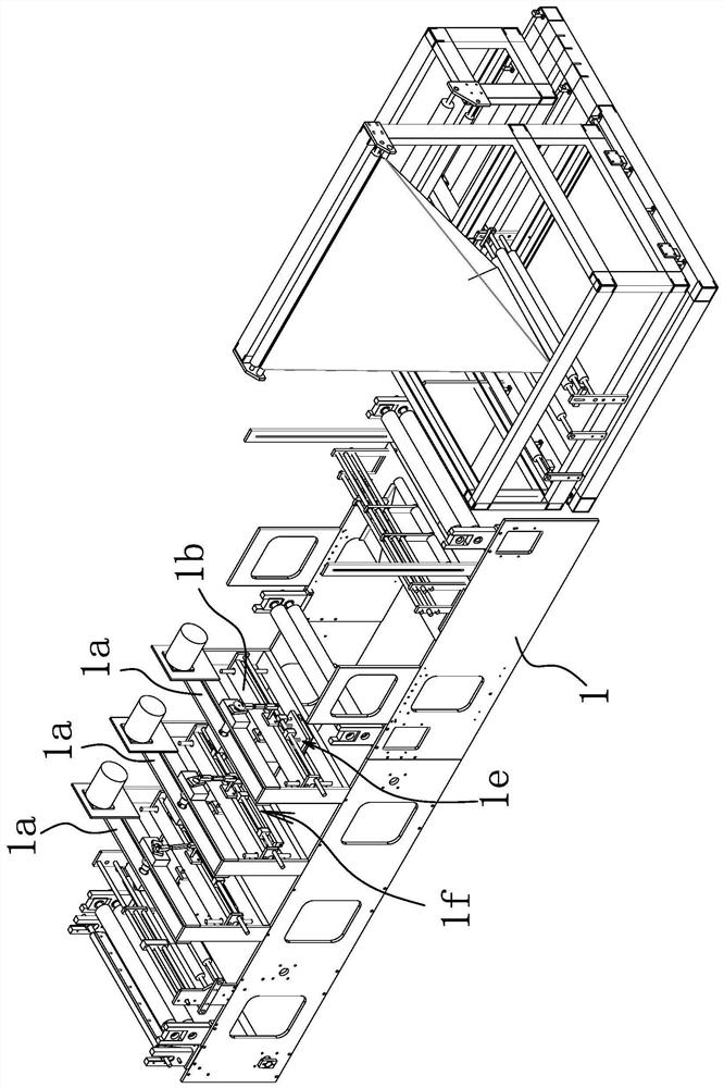 Air column bag equipment driving unit and its air column bag processing equipment