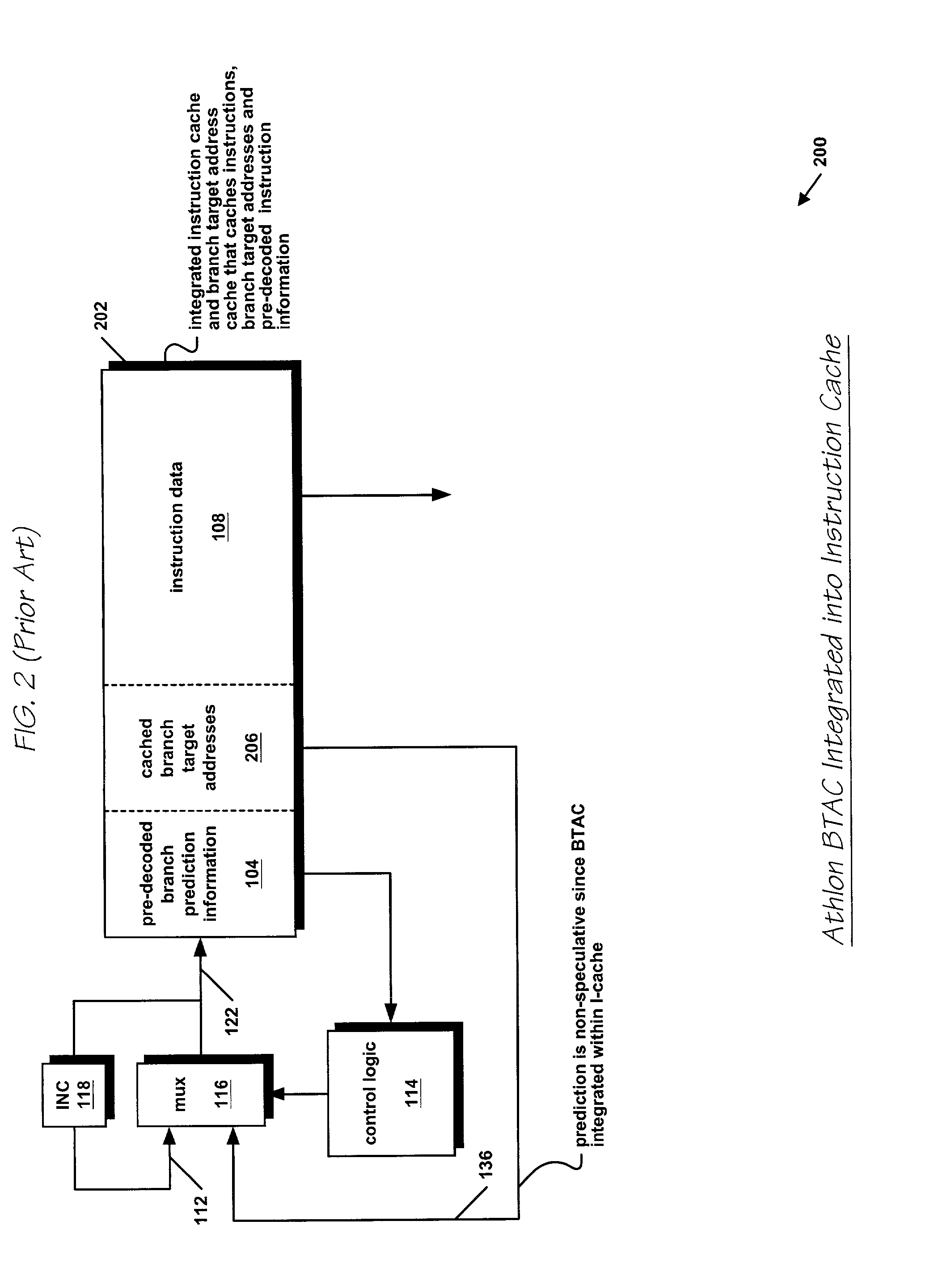 Speculative branch target address cache with selective override by secondary predictor based on branch instruction type
