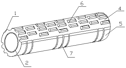 A kind of foam roller and its processing method