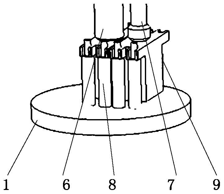 A multi-finger robot end effector with variable grasping range and method