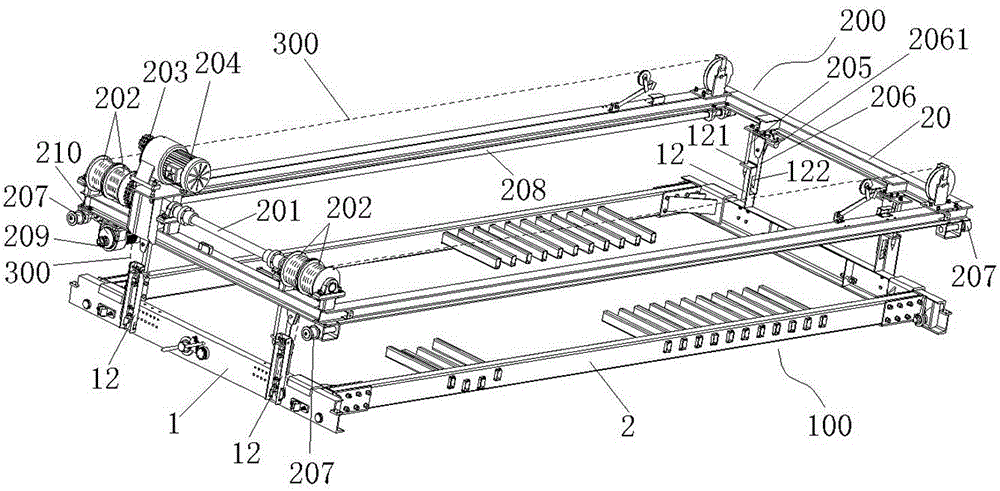 Vehicle grabbing device applied in three-dimensional parking