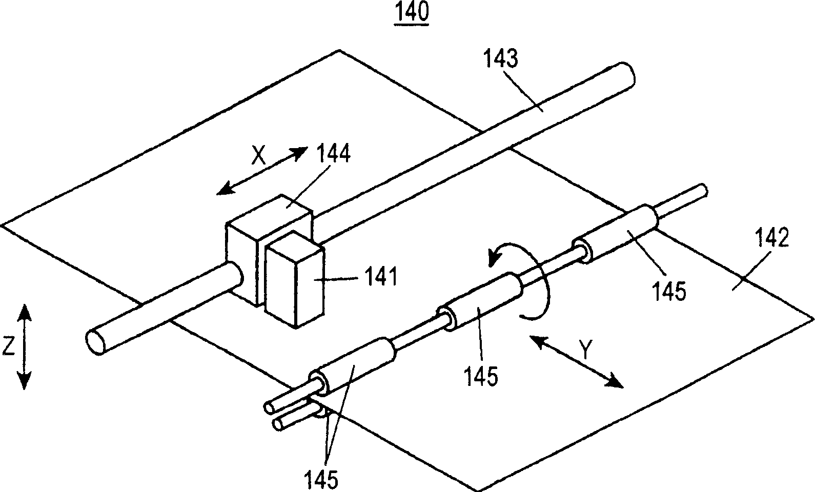 Ink jet head unit and ink jet recording apparatus mounted with the same