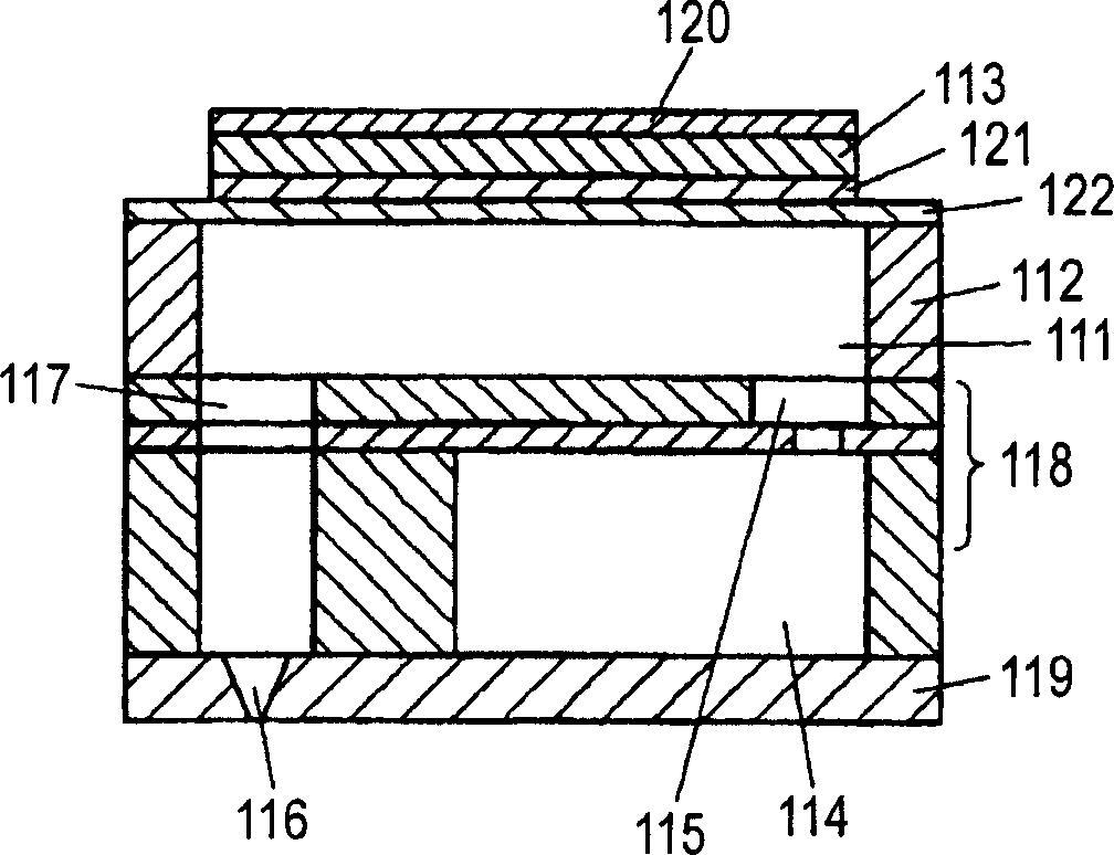 Ink jet head unit and ink jet recording apparatus mounted with the same