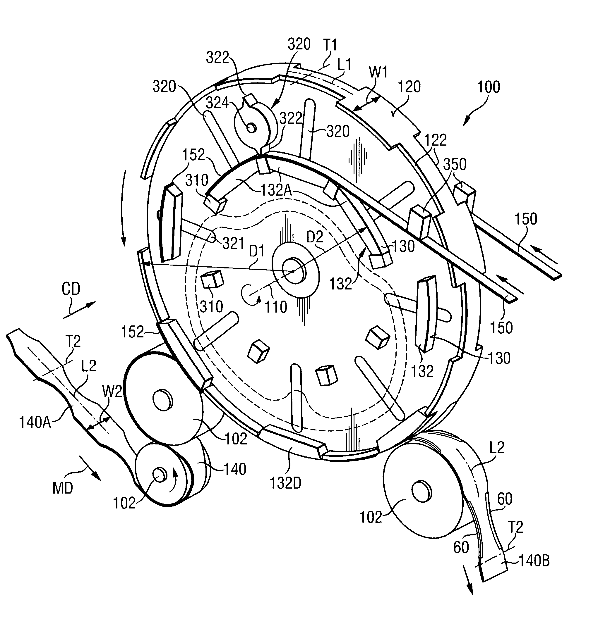 Edge seal for absorbent article and method for making
