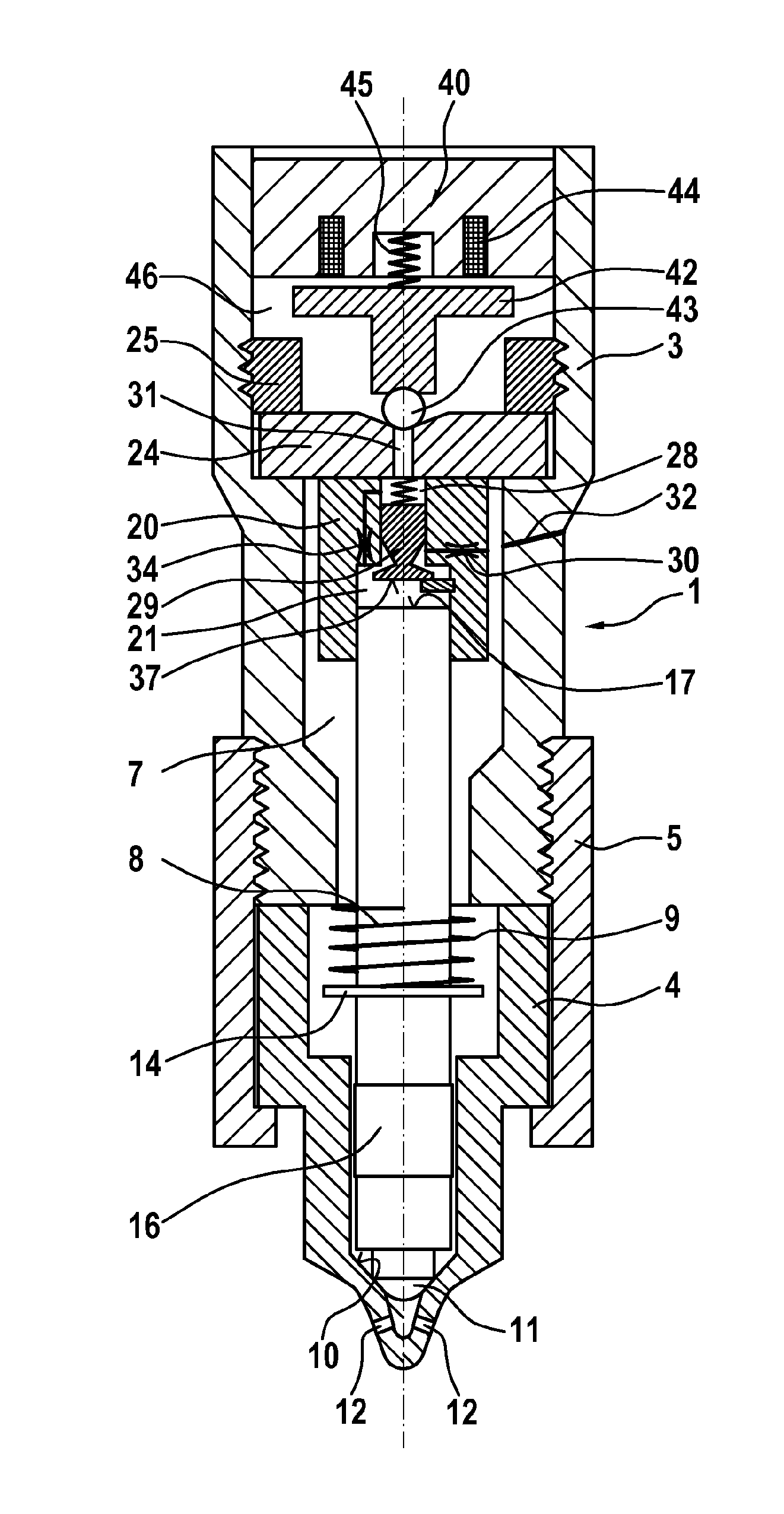 Fuel injection valve for internal combustion engines