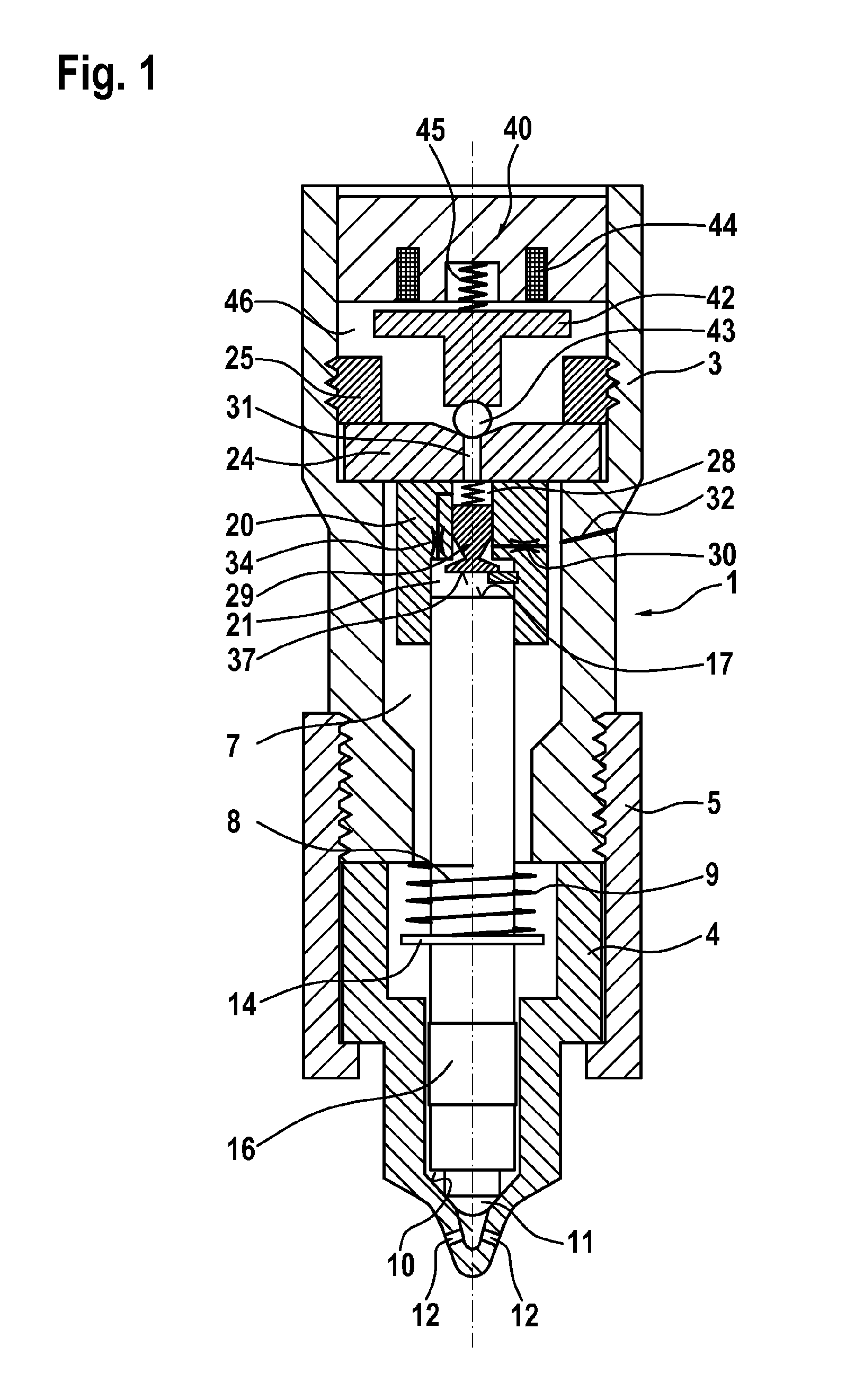 Fuel injection valve for internal combustion engines