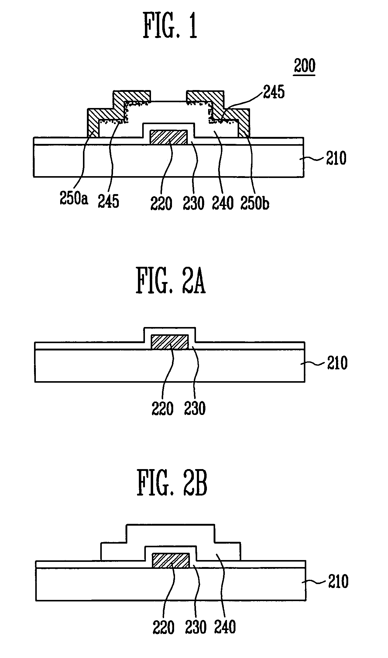 Thin film transistor, light-emitting display device having the same and associated methods