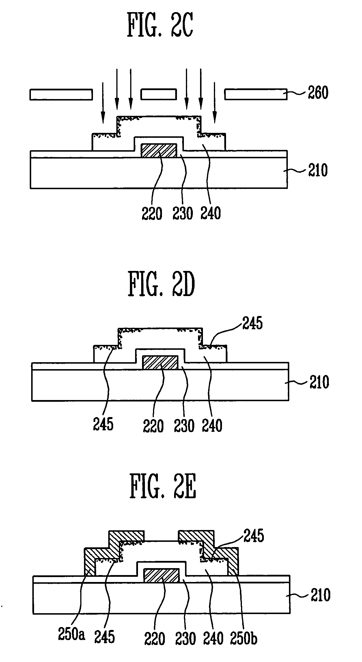 Thin film transistor, light-emitting display device having the same and associated methods