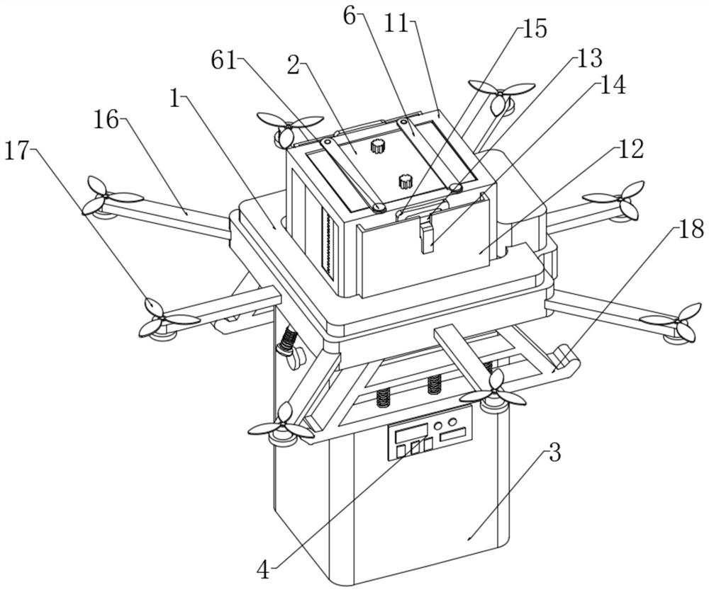 Plant protection unmanned aerial vehicle and fixed-point dosing and charging system