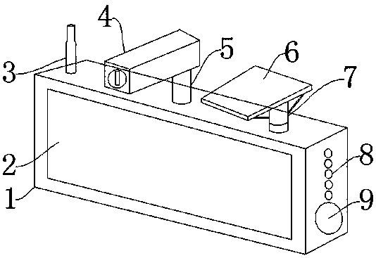 Solar energy escape indicating device for building and use method thereof