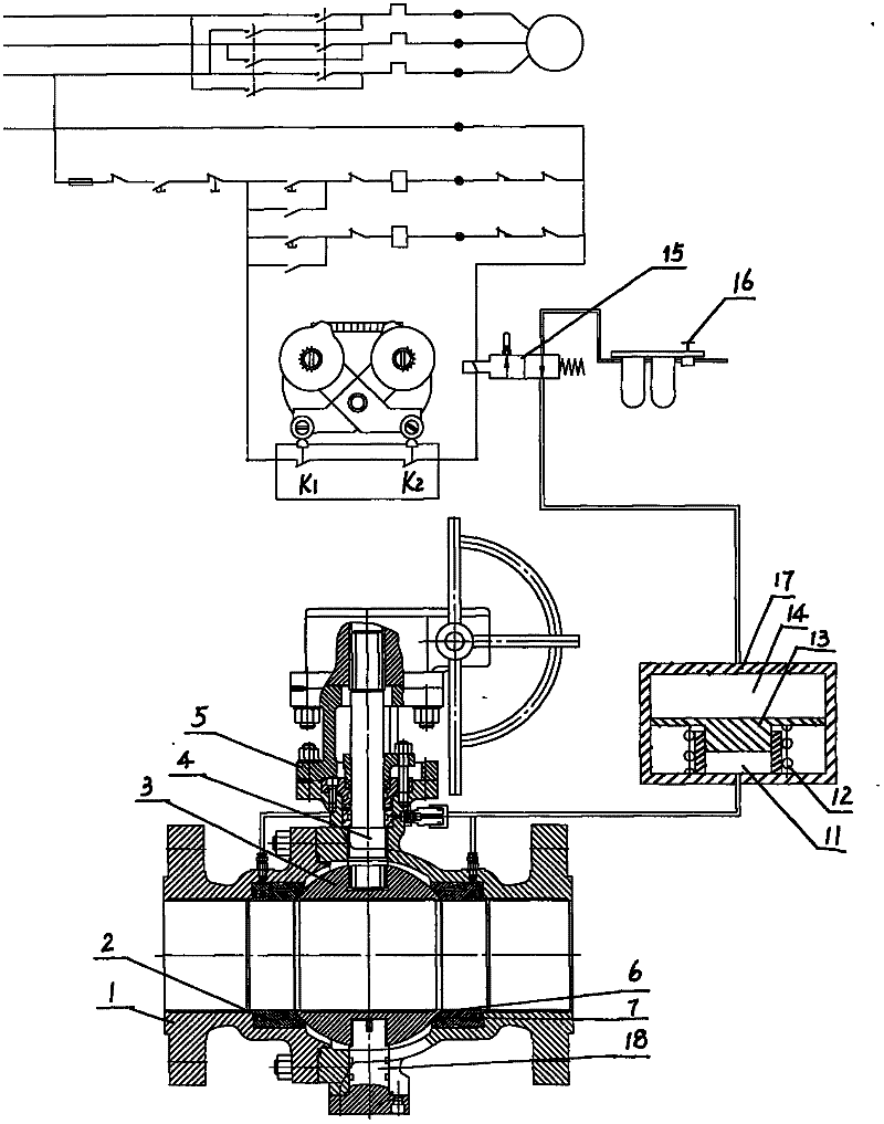 Cast stone ball valve with combined seal