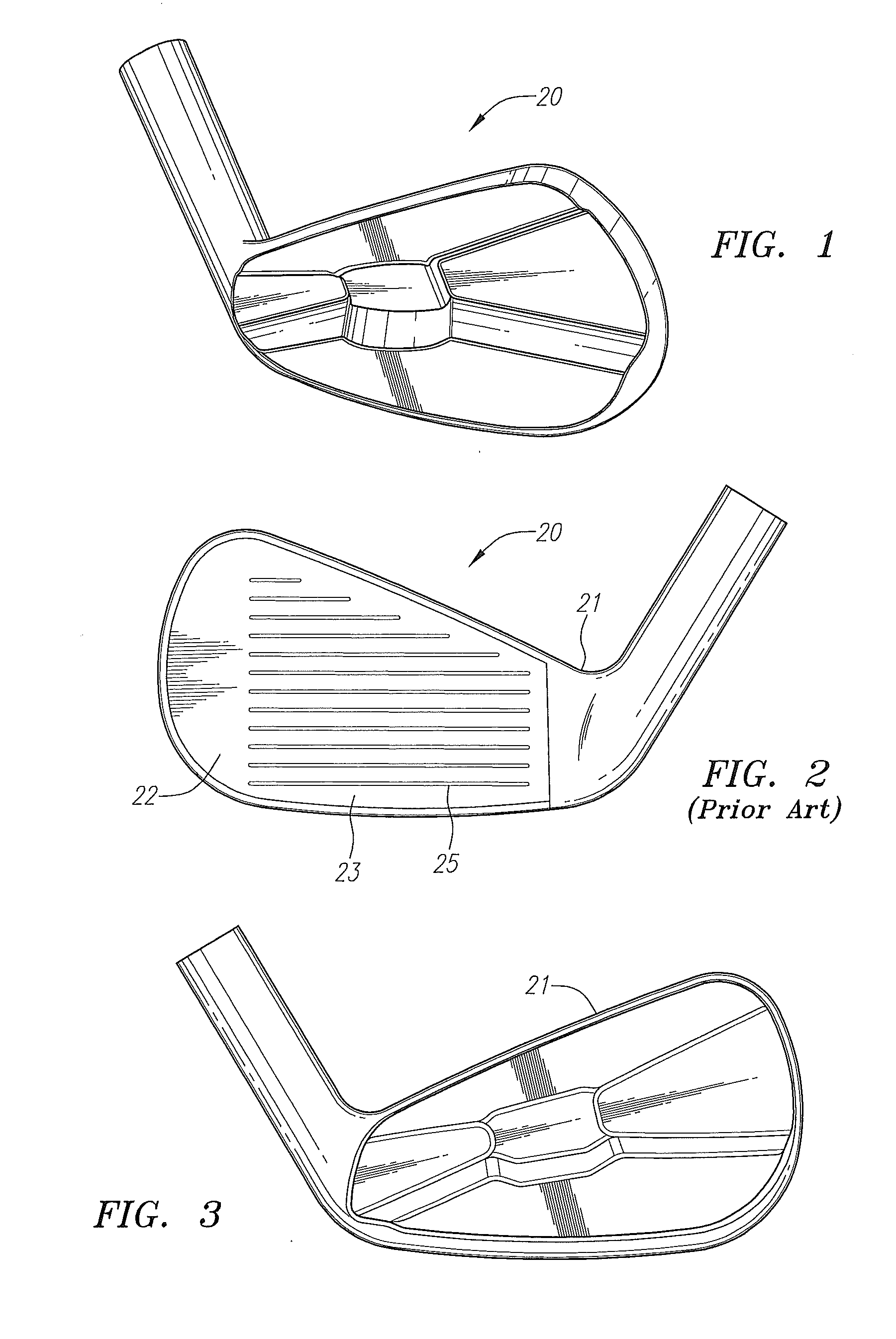 Iron-type golf club head with reduced face area below the scorelines