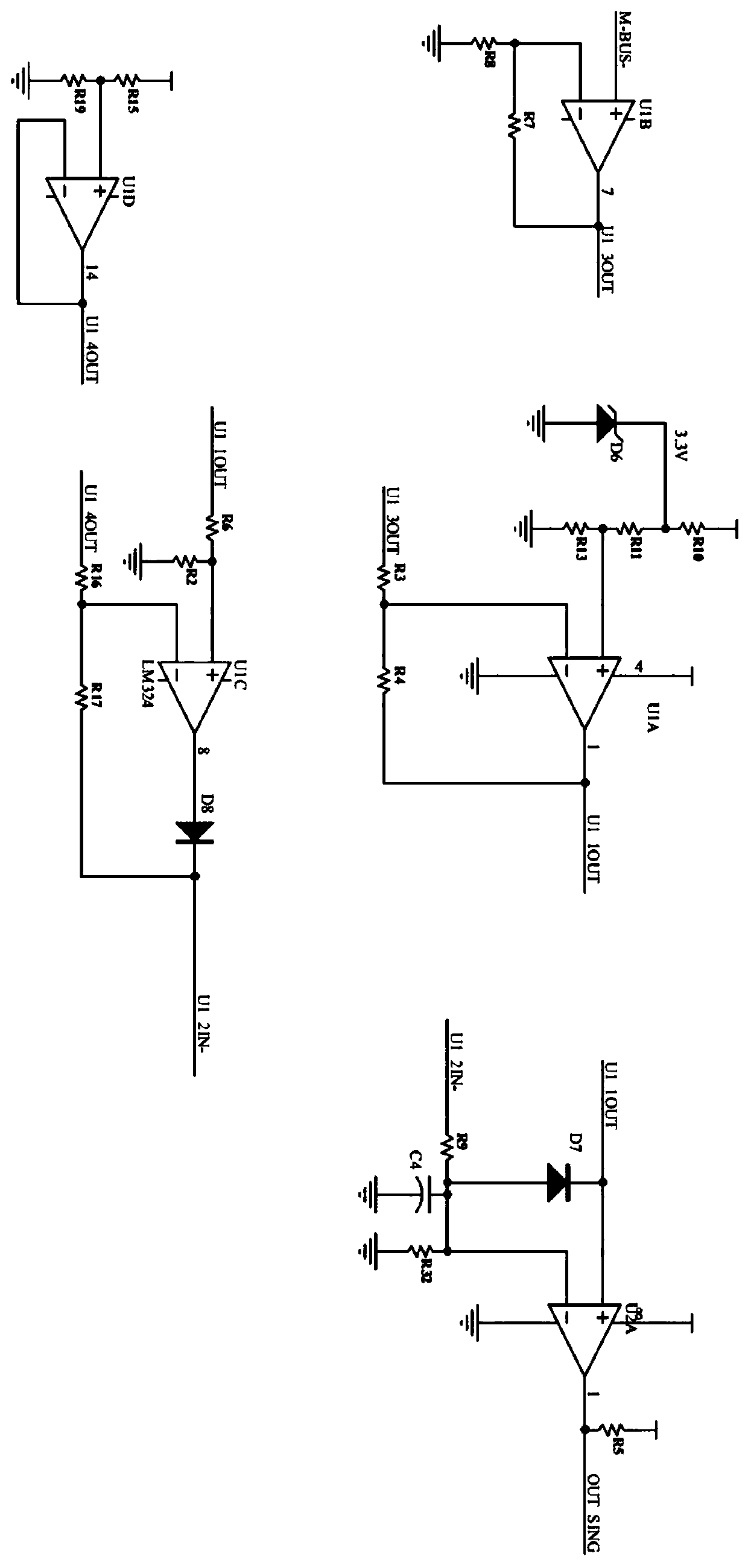 MBUS communication host circuit, communication method and device, equipment and storage medium